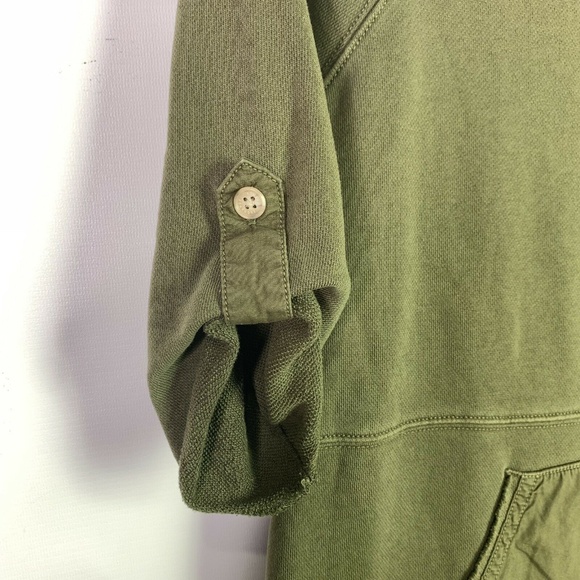 NWOT Armani Exchange Top Olive Green pouch pocket - Picture 5 of 5